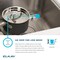 Elkay Clssc SS 19-1/2"x19"x10-1/8", SnglBwl Drop-in LaundrySink w/Prfct Drain DLR191910PDMR2 - alternate 9